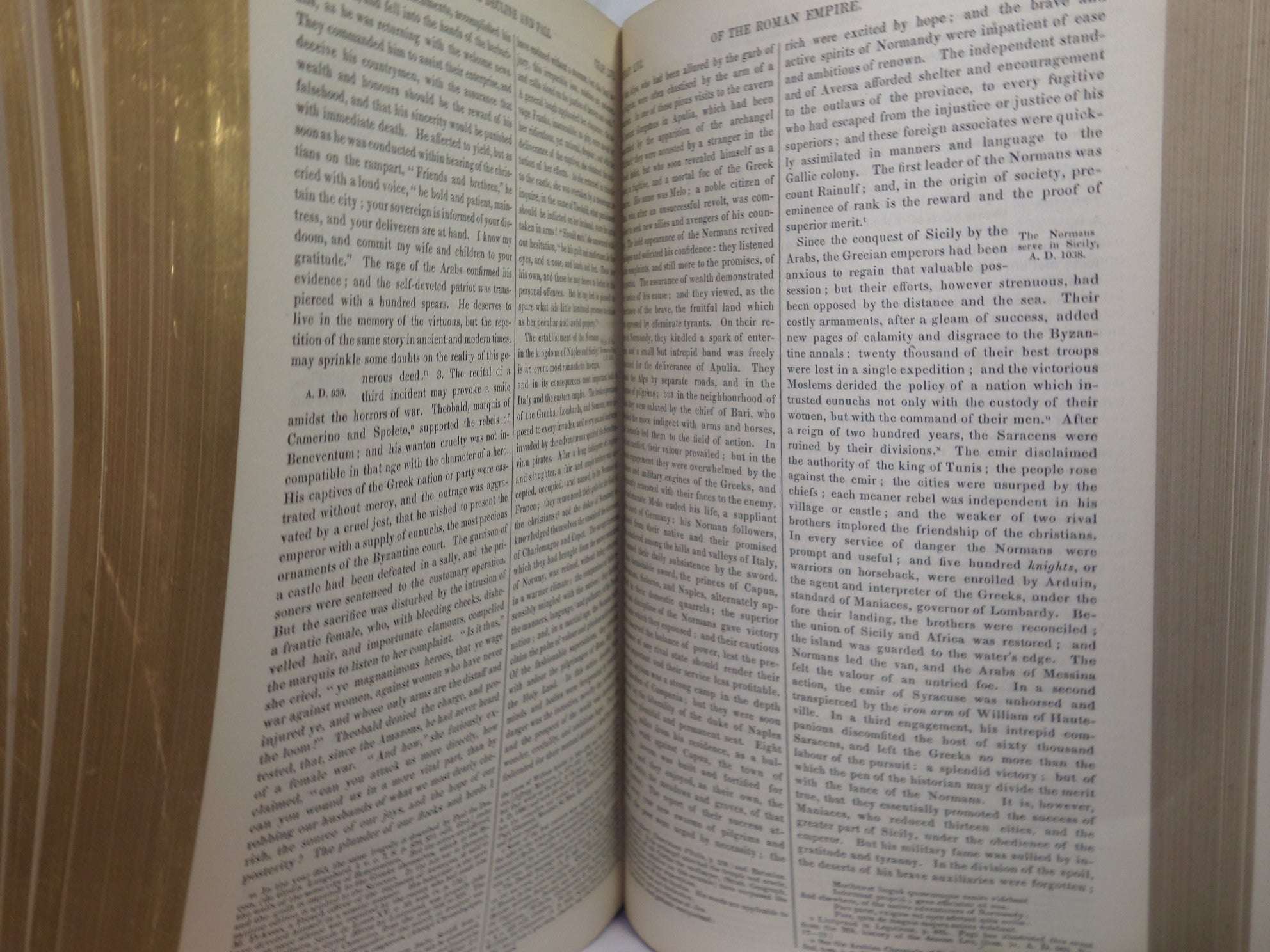 THE DECLINE AND FALL OF THE ROMAN EMPIRE BY EDWARD GIBBON 1839 FINE BINDING