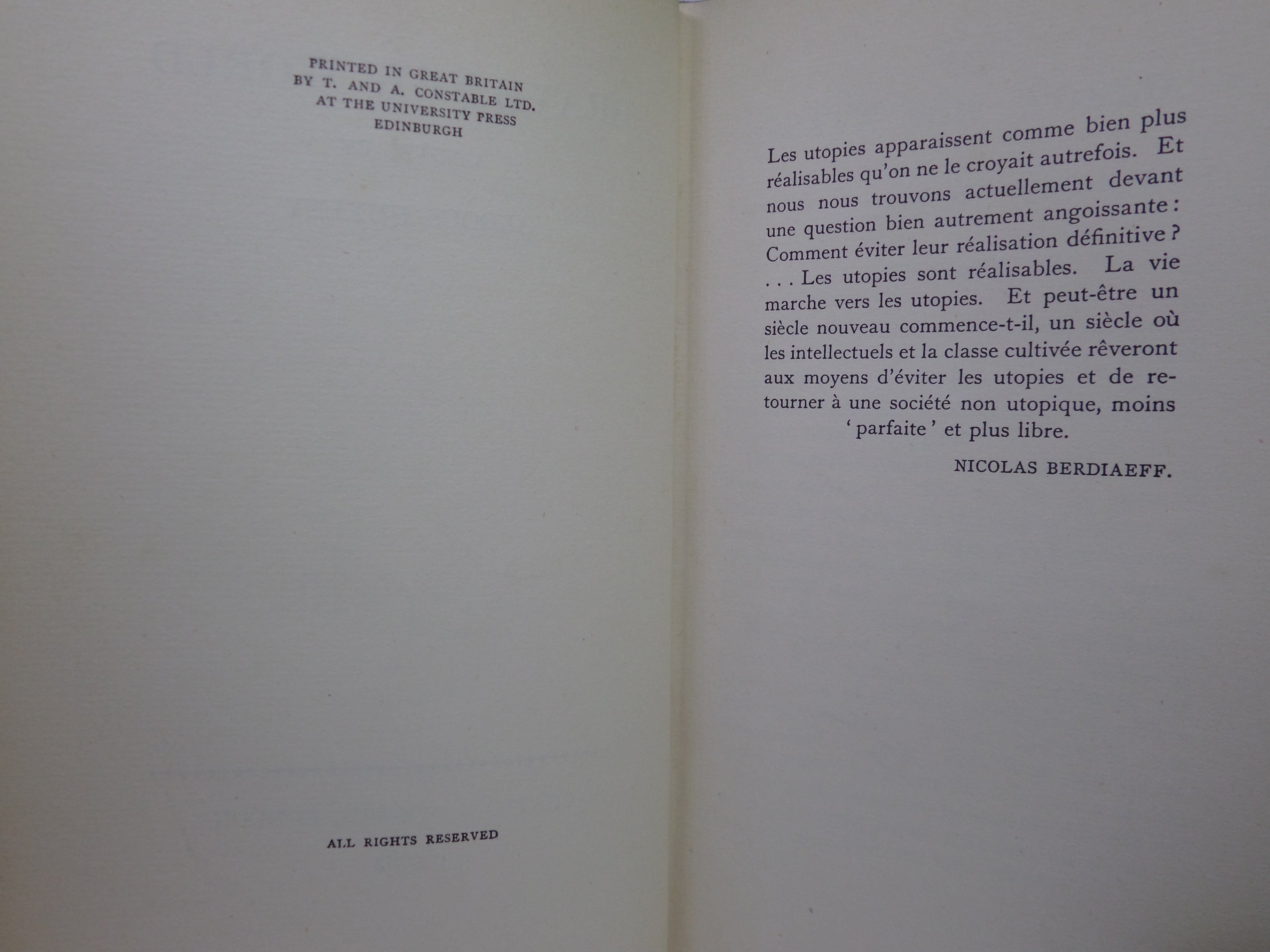 BRAVE NEW WORLD BY ALDOUS HUXLEY 1932 FIRST EDITION