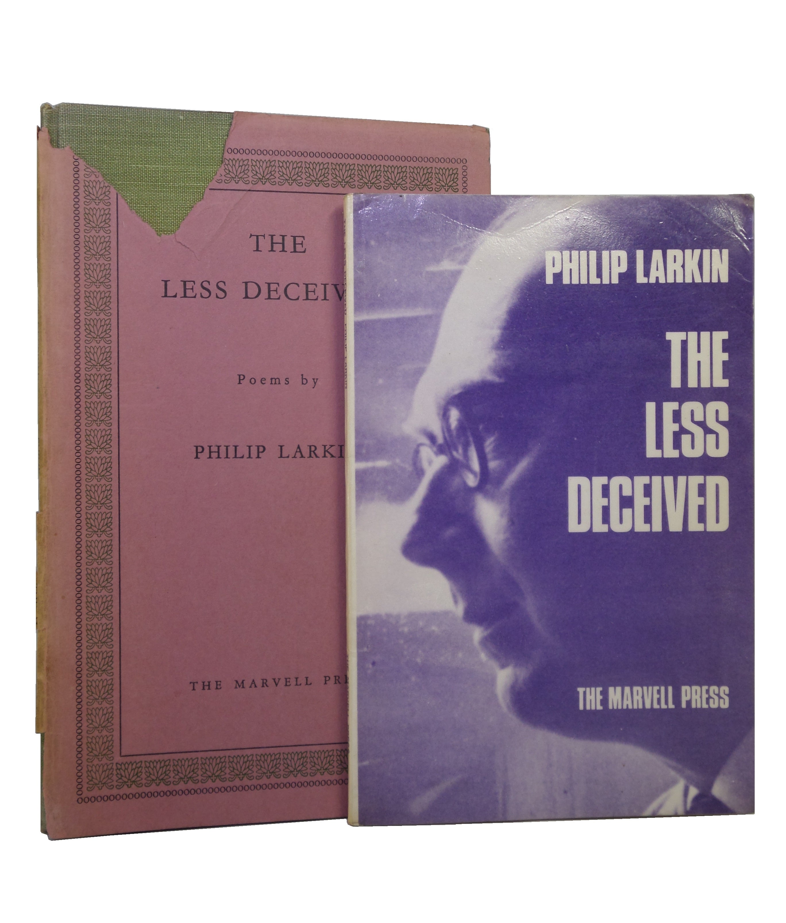 THE LESS DECEIVED WITH TYPED LETTER SIGNED BY PHILIP LARKIN