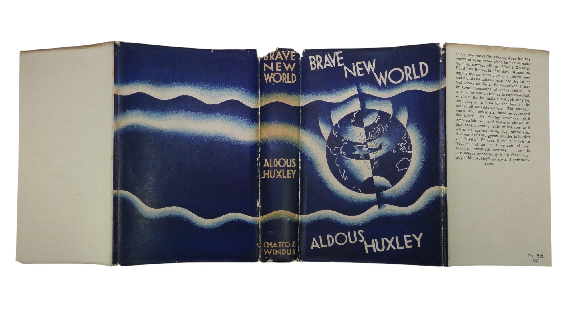 BRAVE NEW WORLD BY ALDOUS HUXLEY 1932 FIRST EDITION