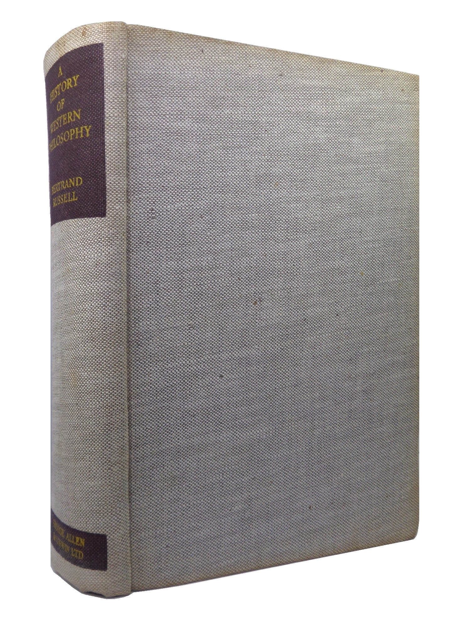 HISTORY OF WESTERN PHILOSOPHY 1946 BERTRAND RUSSELL FIRST EDITION