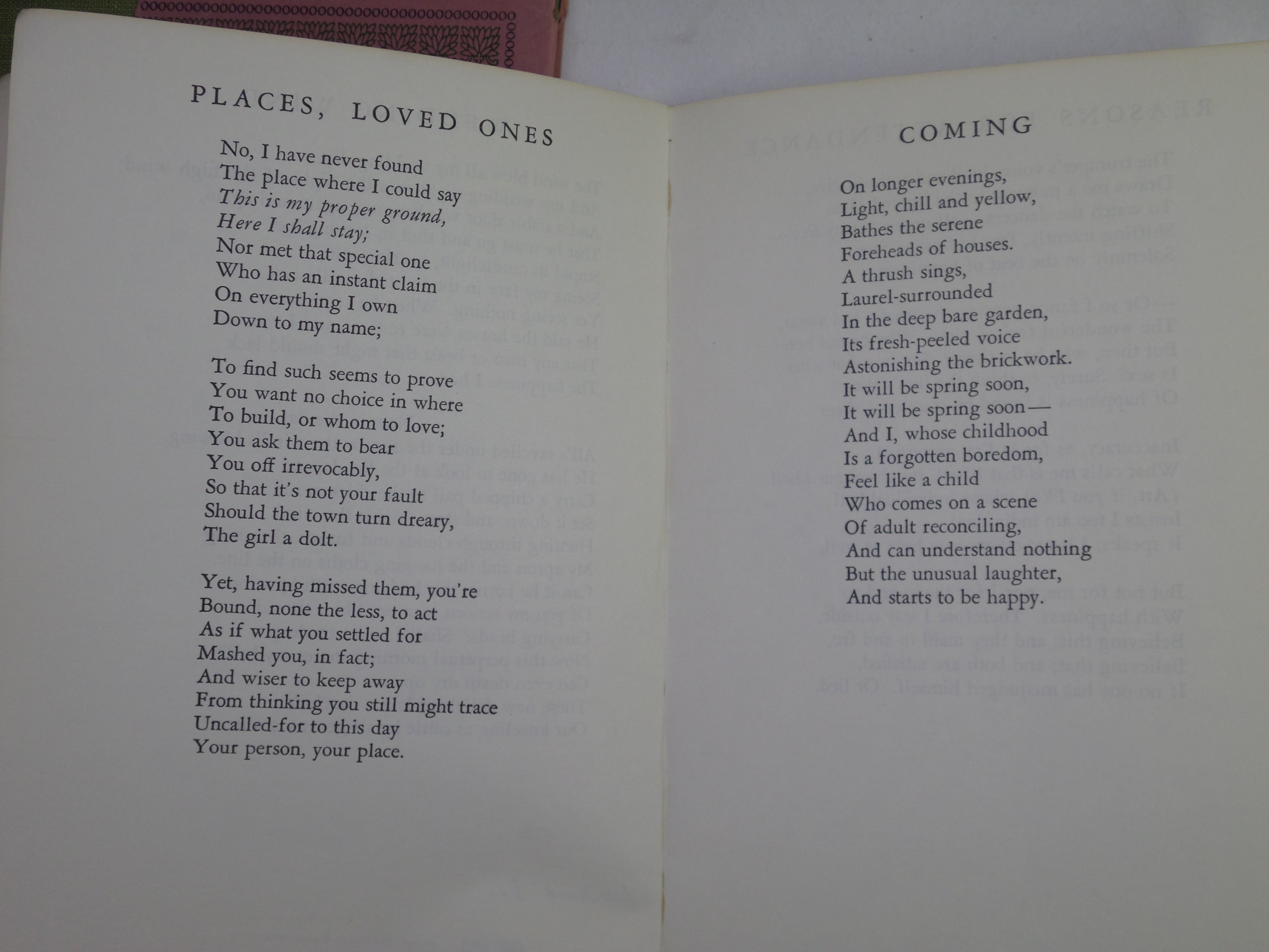 Deceptions By Larkin THE LESS DECEIVED WITH TYPED LETTER SIGNED BY PHILIP LARKIN – MFR Rare ...