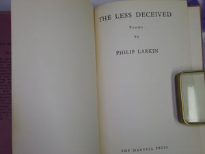 THE LESS DECEIVED WITH TYPED LETTER SIGNED BY PHILIP LARKIN