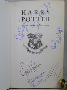 HARRY POTTER AND THE HALF-BLOOD PRINCE 2005 SIGNED BY J.K. ROWLING & CAST MEMBERS