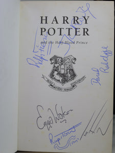 HARRY POTTER AND THE HALF-BLOOD PRINCE 2005 SIGNED BY J.K. ROWLING & CAST MEMBERS