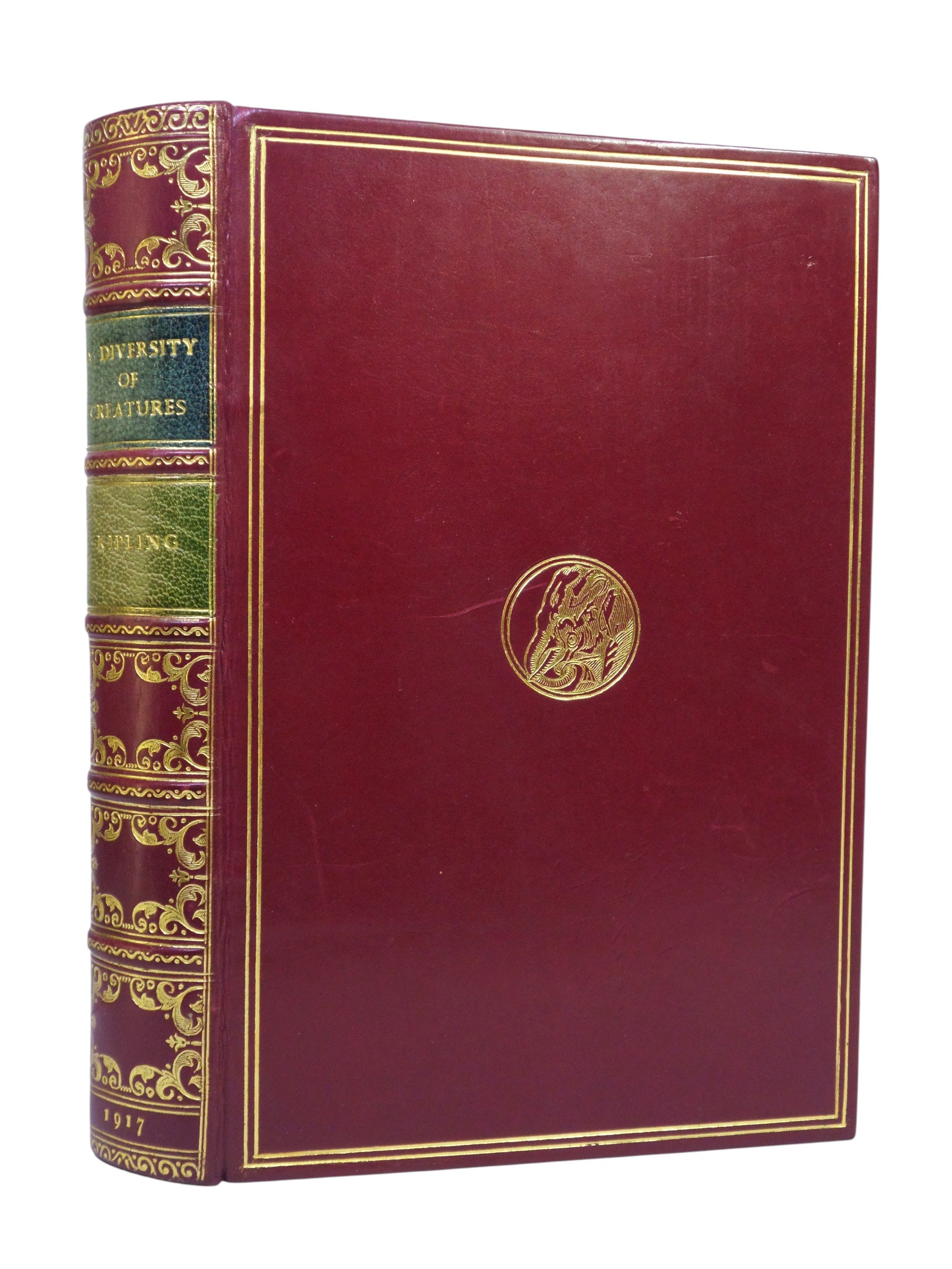 A DIVERSITY OF CREATURES 1917 RUDYARD KIPLING FIRST ED. BAYNTUN RIVIERE BINDING