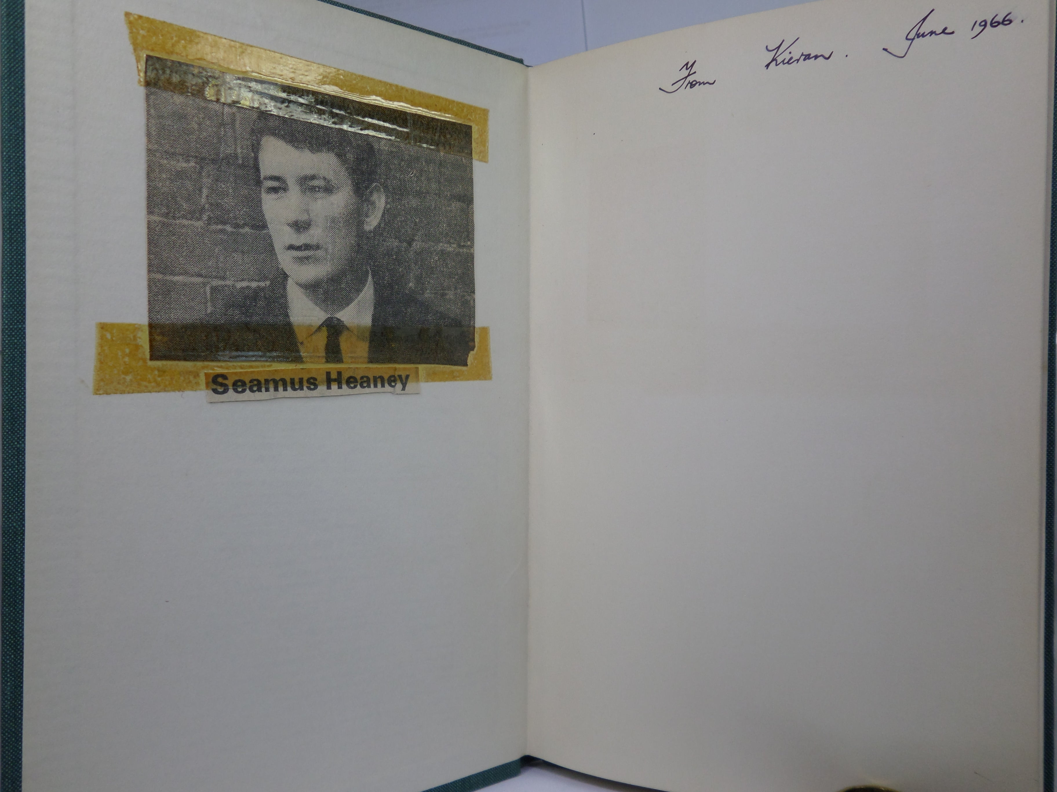 DEATH OF A NATURALIST BY SEAMUS HEANEY 1966 FIRST EDITION