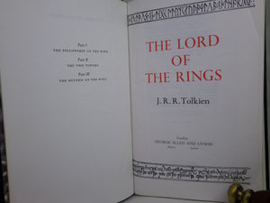 THE LORD OF THE RINGS TRILOGY BY J.R.R. TOLKIEN 1979 DELUXE EDITION