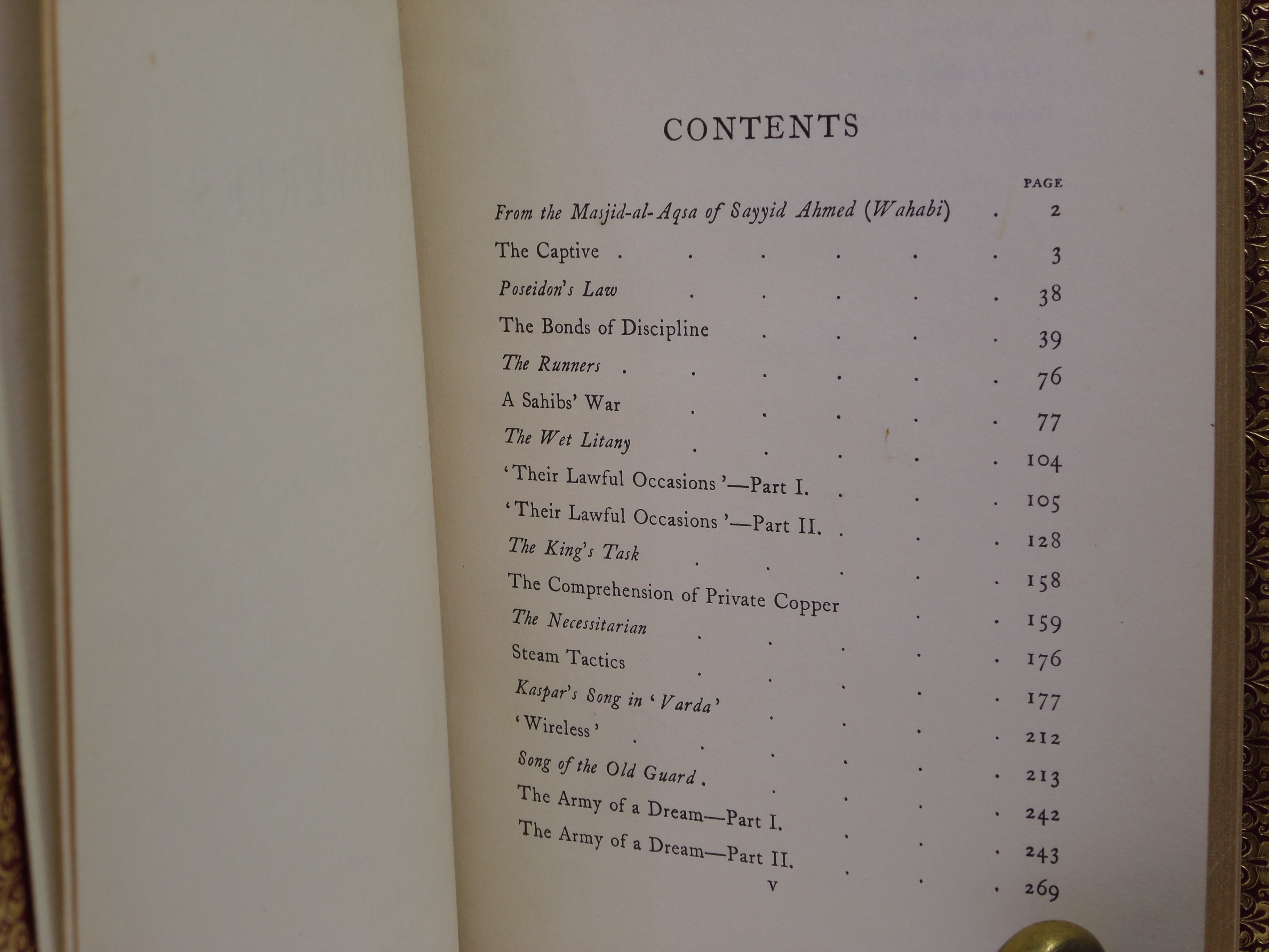TRAFFICS AND DISCOVERIES 1904 RUDYARD KIPLING FIRST ED. BAYNTUN RIVIERE BINDING