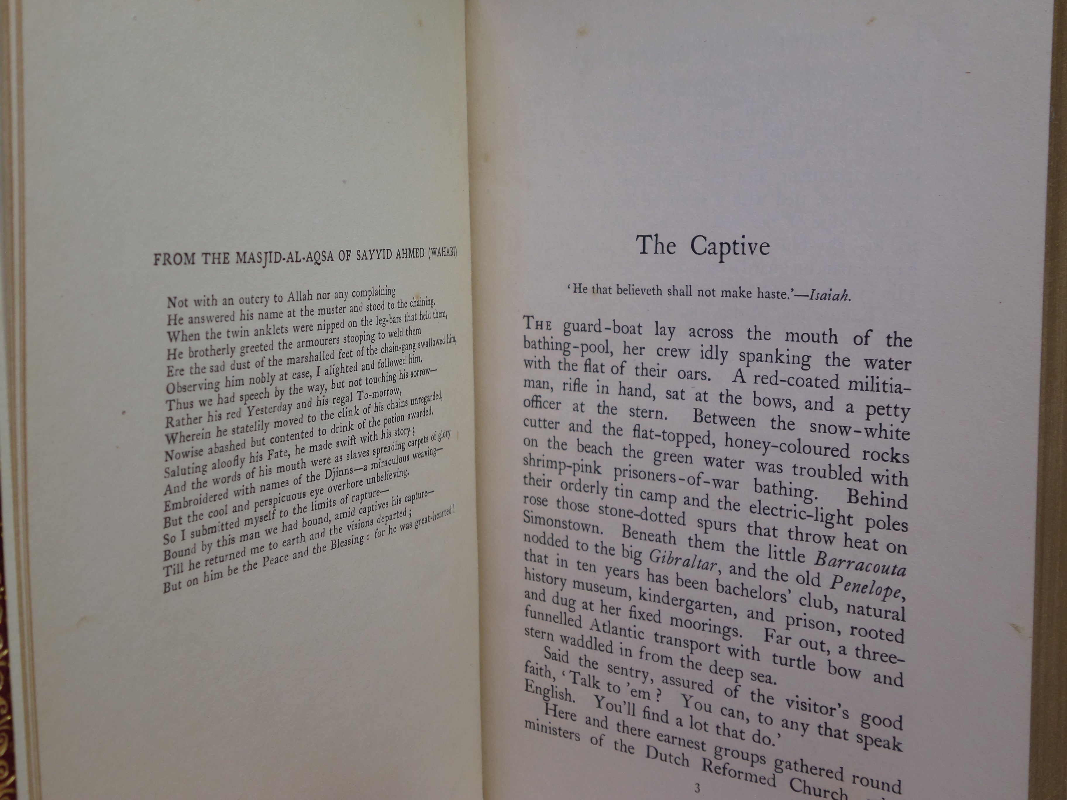 TRAFFICS AND DISCOVERIES 1904 RUDYARD KIPLING FIRST ED. BAYNTUN RIVIERE BINDING