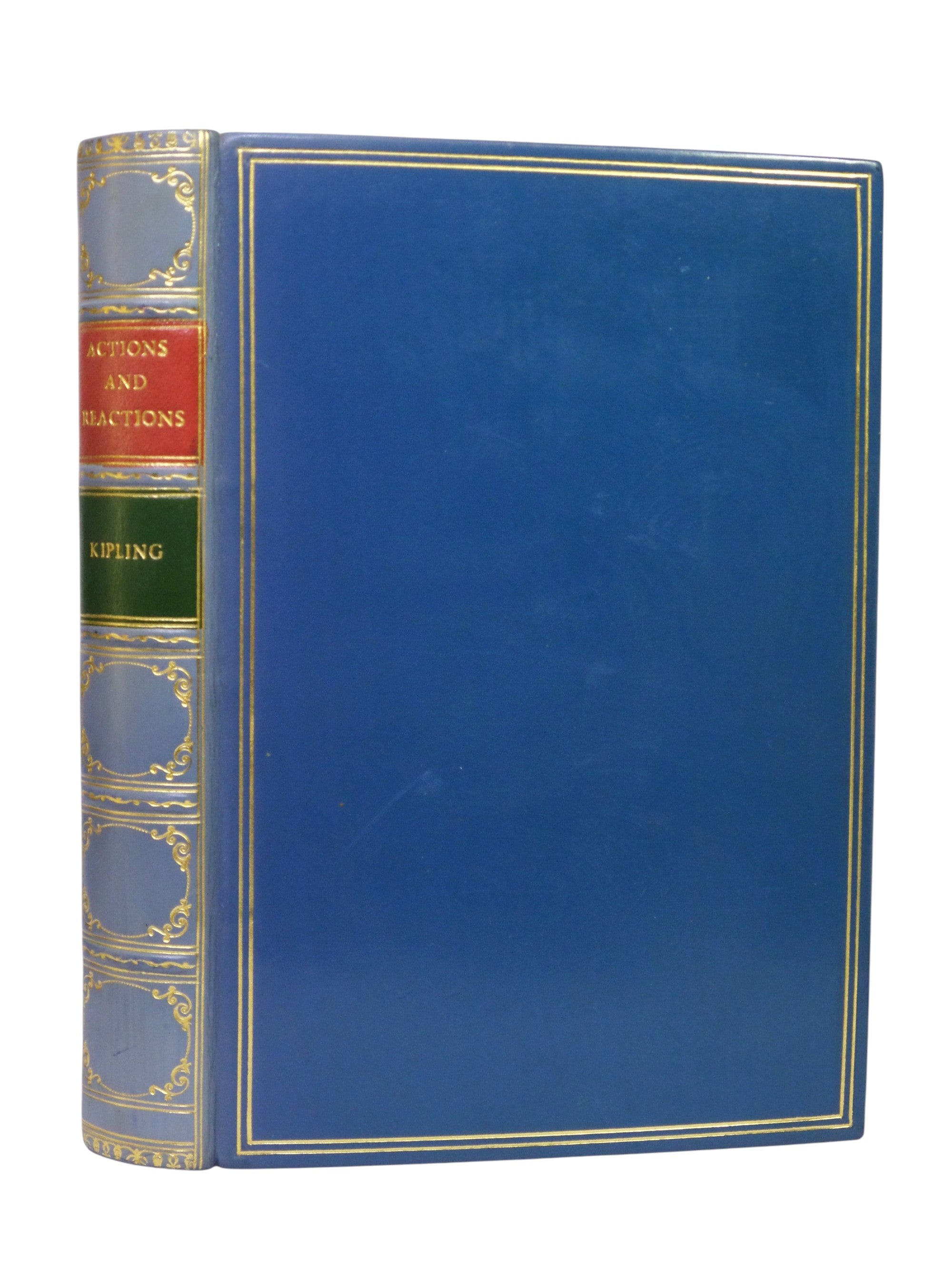ACTIONS AND REACTIONS BY RUDYARD KIPLING 1909 BAYNTUN BINDING