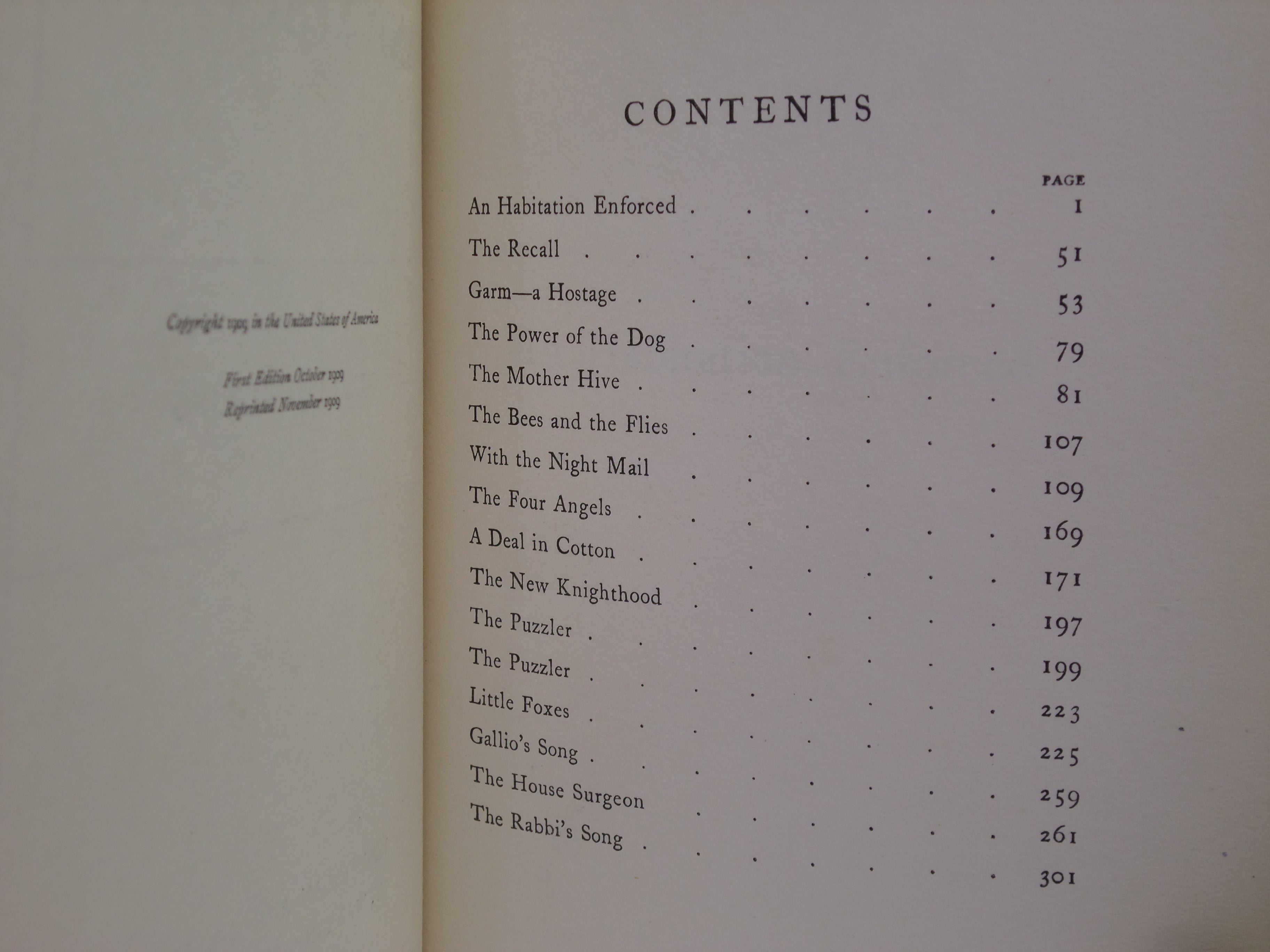ACTIONS AND REACTIONS BY RUDYARD KIPLING 1909 BAYNTUN BINDING