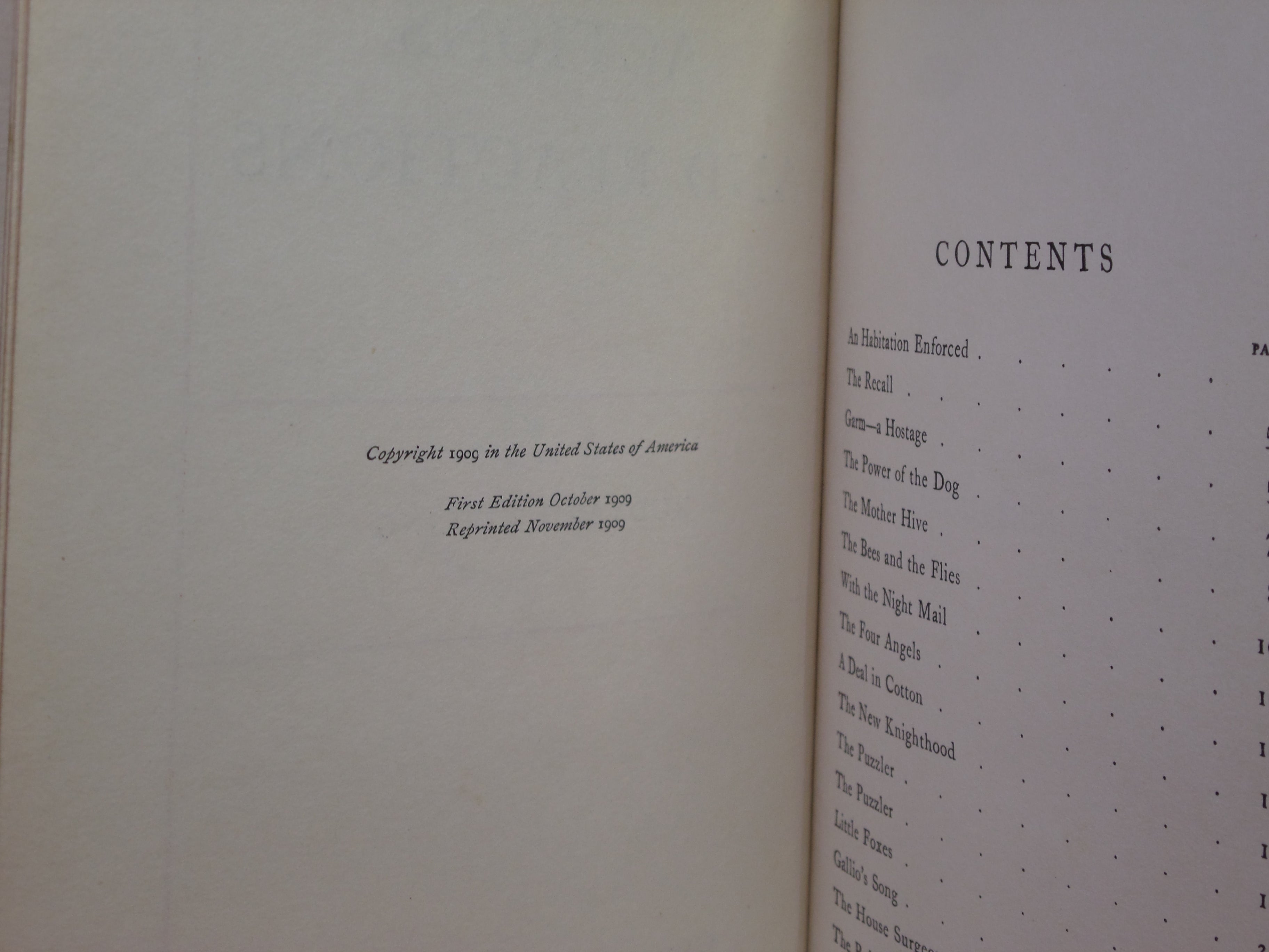 ACTIONS AND REACTIONS BY RUDYARD KIPLING 1909 BAYNTUN BINDING