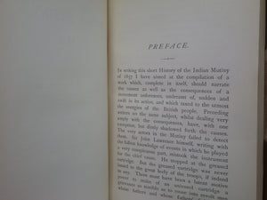 THE INDIAN MUTINY OF 1857 BY COLONEL G.B. MALLESON 1891 FIRST EDITION FINELY BOUND BY BAYNTUN-RIVIERE
