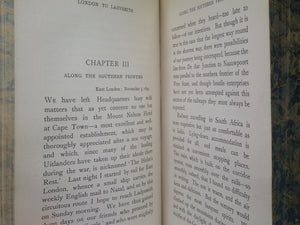 LONDON TO LADYSMITH VIA PRETORIA BY WINSTON SPENCER CHURCHILL 1900 FIRST EDITION LEATHER BOUND BY BICKERS
