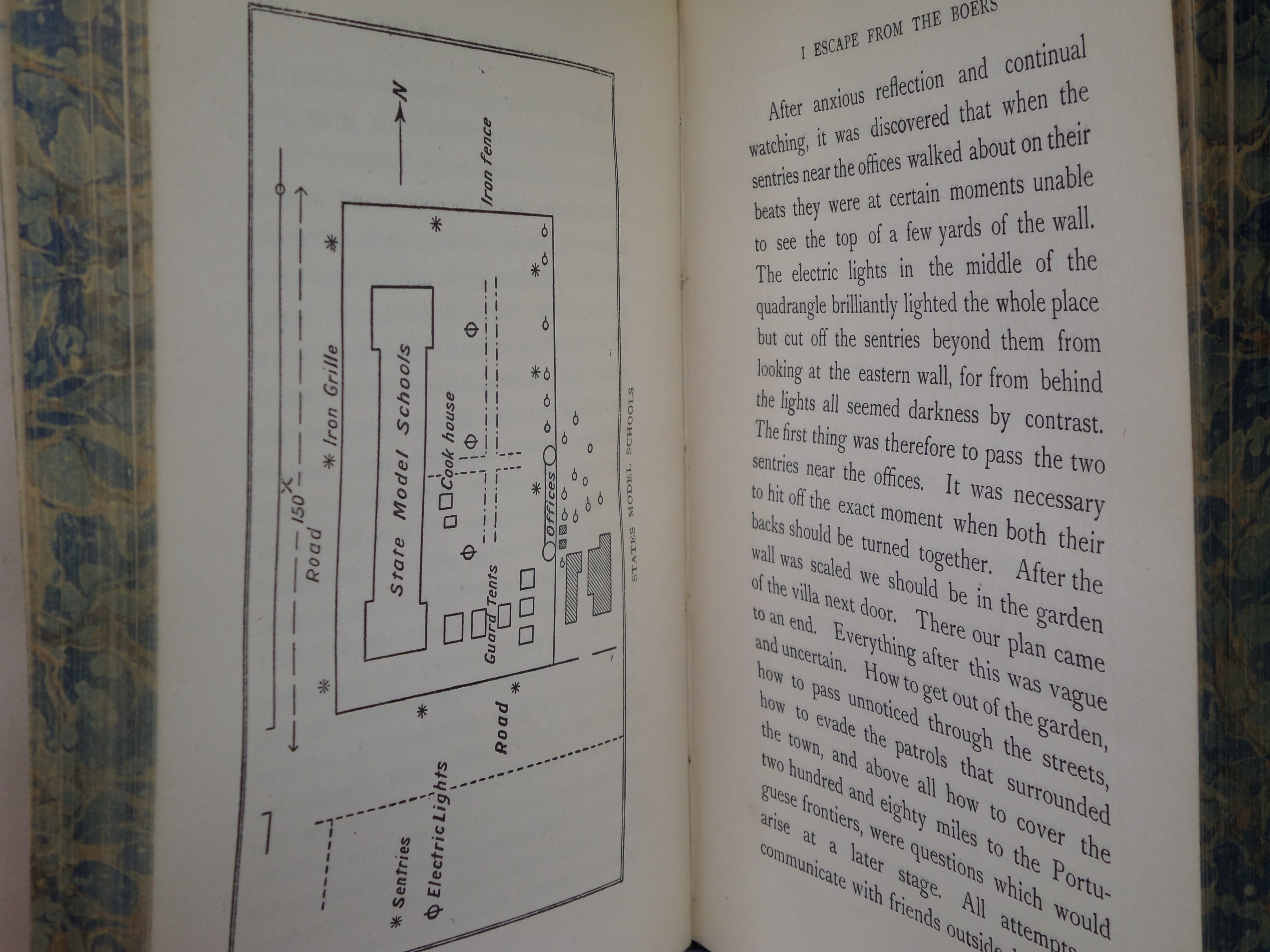 LONDON TO LADYSMITH VIA PRETORIA BY WINSTON SPENCER CHURCHILL 1900 FIRST EDITION LEATHER BOUND BY BICKERS