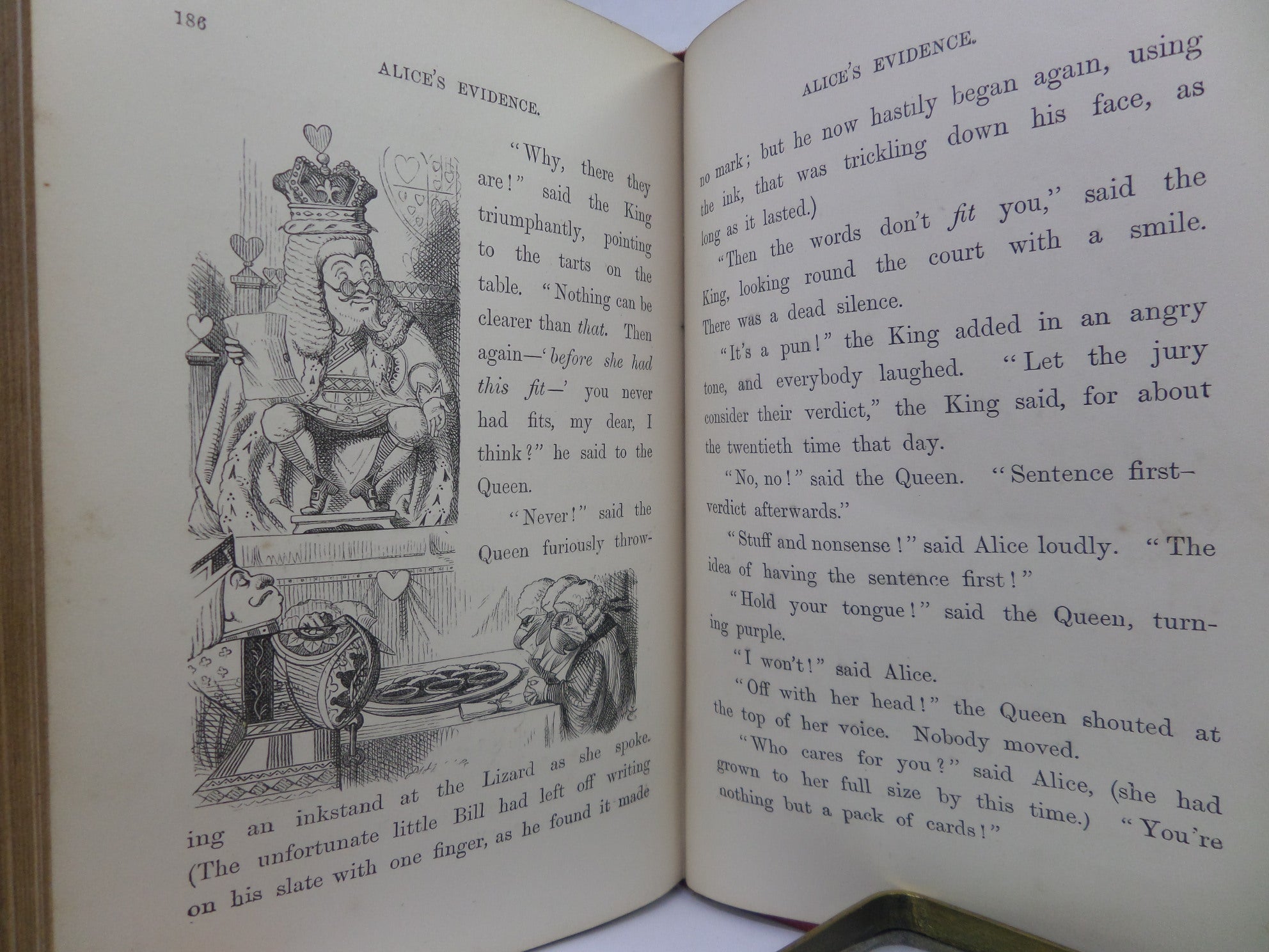 ALICE'S ADVENTURES IN WONDERLAND BY LEWIS CARROLL 1881