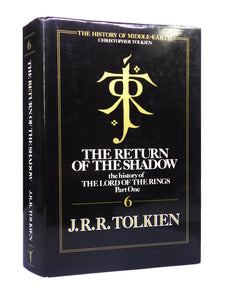 THE RETURN OF THE SHADOW BY J.R.R. TOLKIEN 1988 HARDCOVER