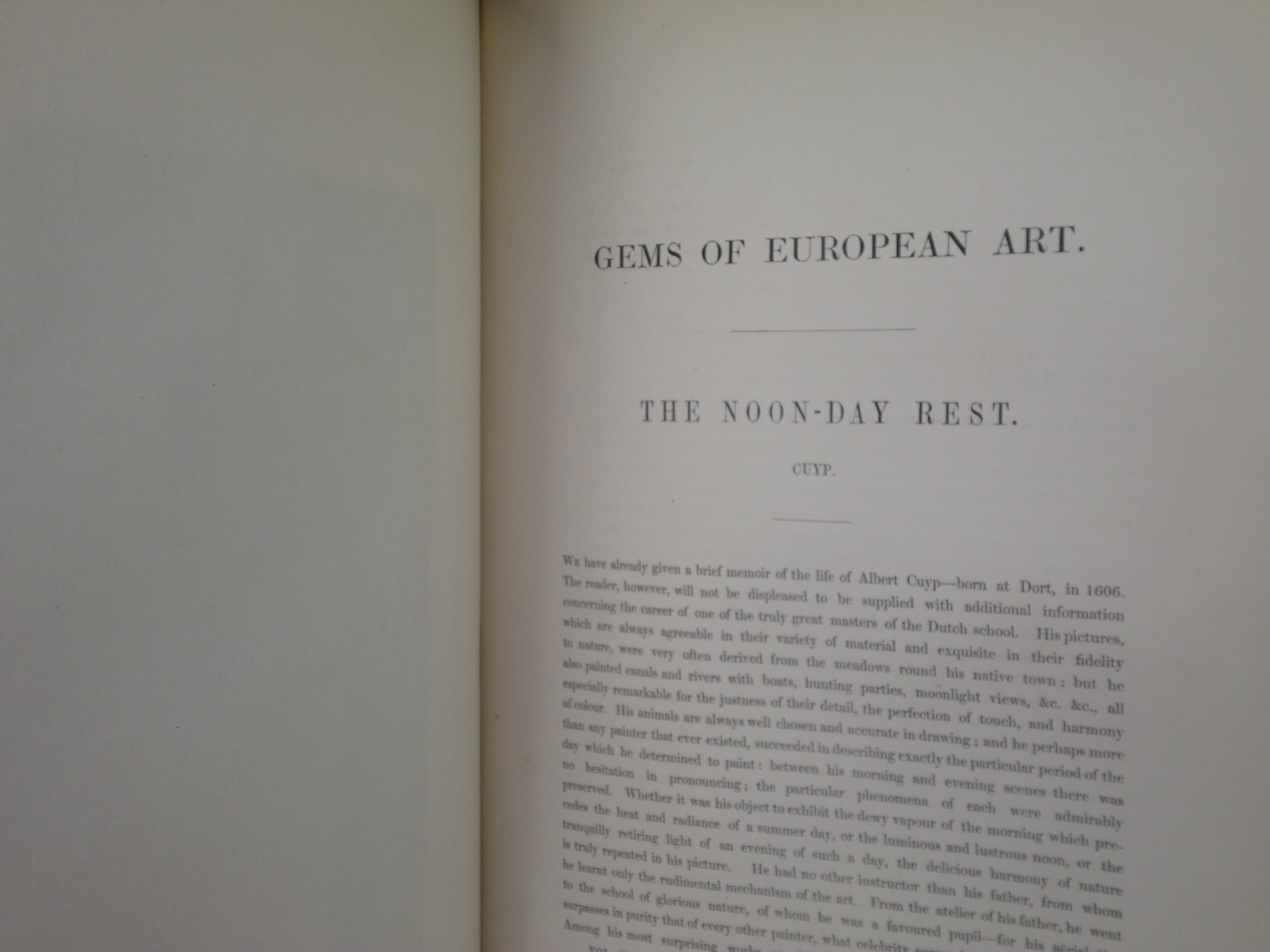 GEMS OF EUROPEAN ART: THE BEST PICTURES OF THE BEST SCHOOLS EDITED BY S.C. HALL 1846 FINE BINDING