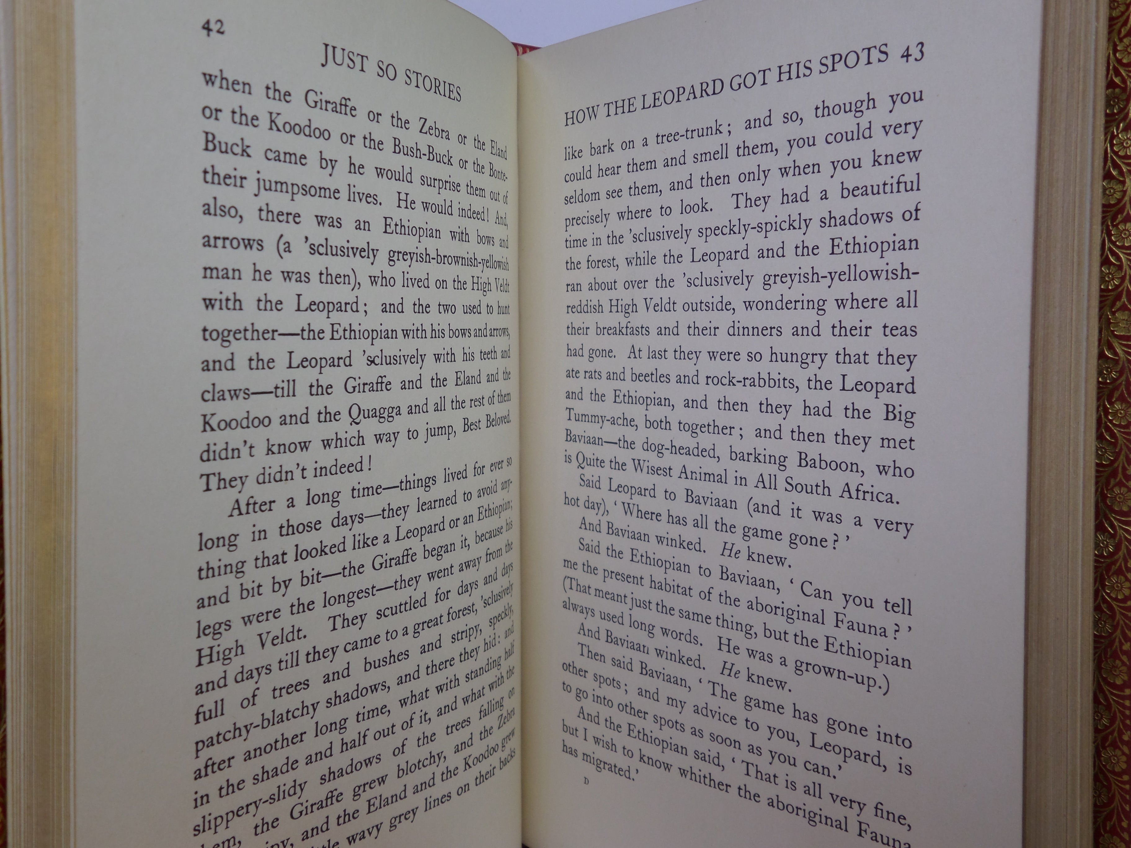 JUST SO STORIES BY RUDYARD KIPLING 1961 BAYNTUN RIVIERE FINE BINDING