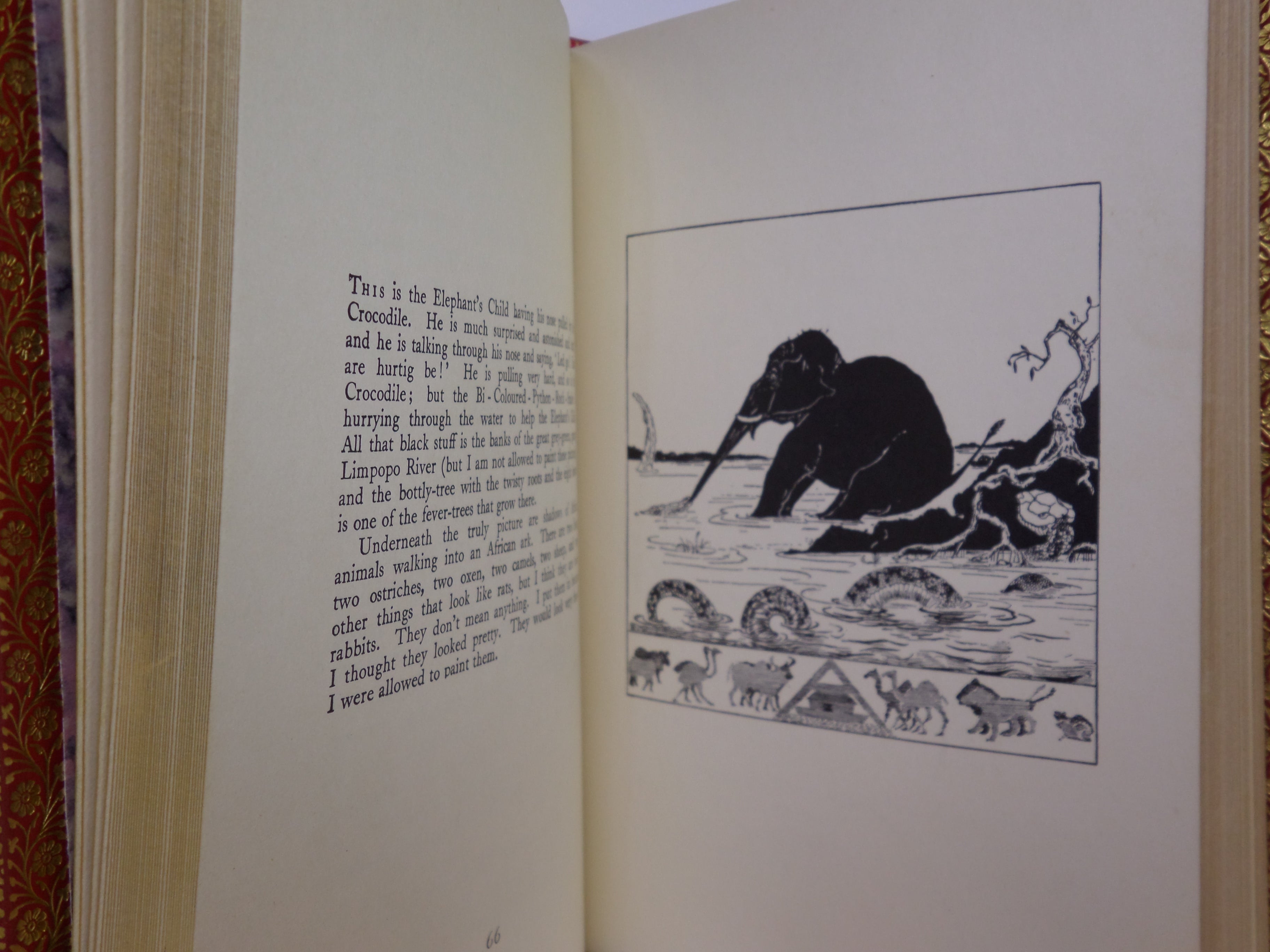 JUST SO STORIES BY RUDYARD KIPLING 1961 BAYNTUN RIVIERE FINE BINDING