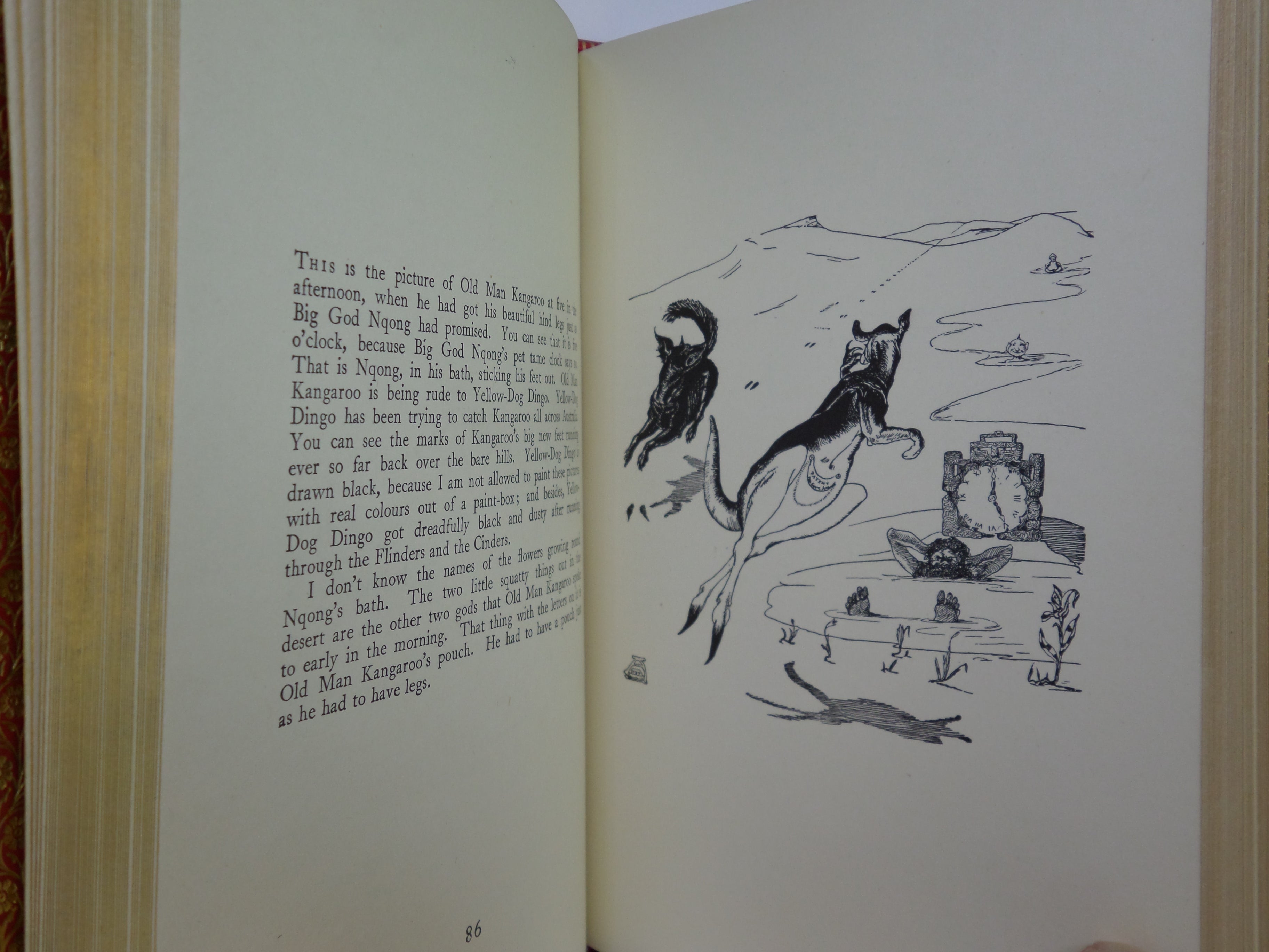 JUST SO STORIES BY RUDYARD KIPLING 1961 BAYNTUN RIVIERE FINE BINDING