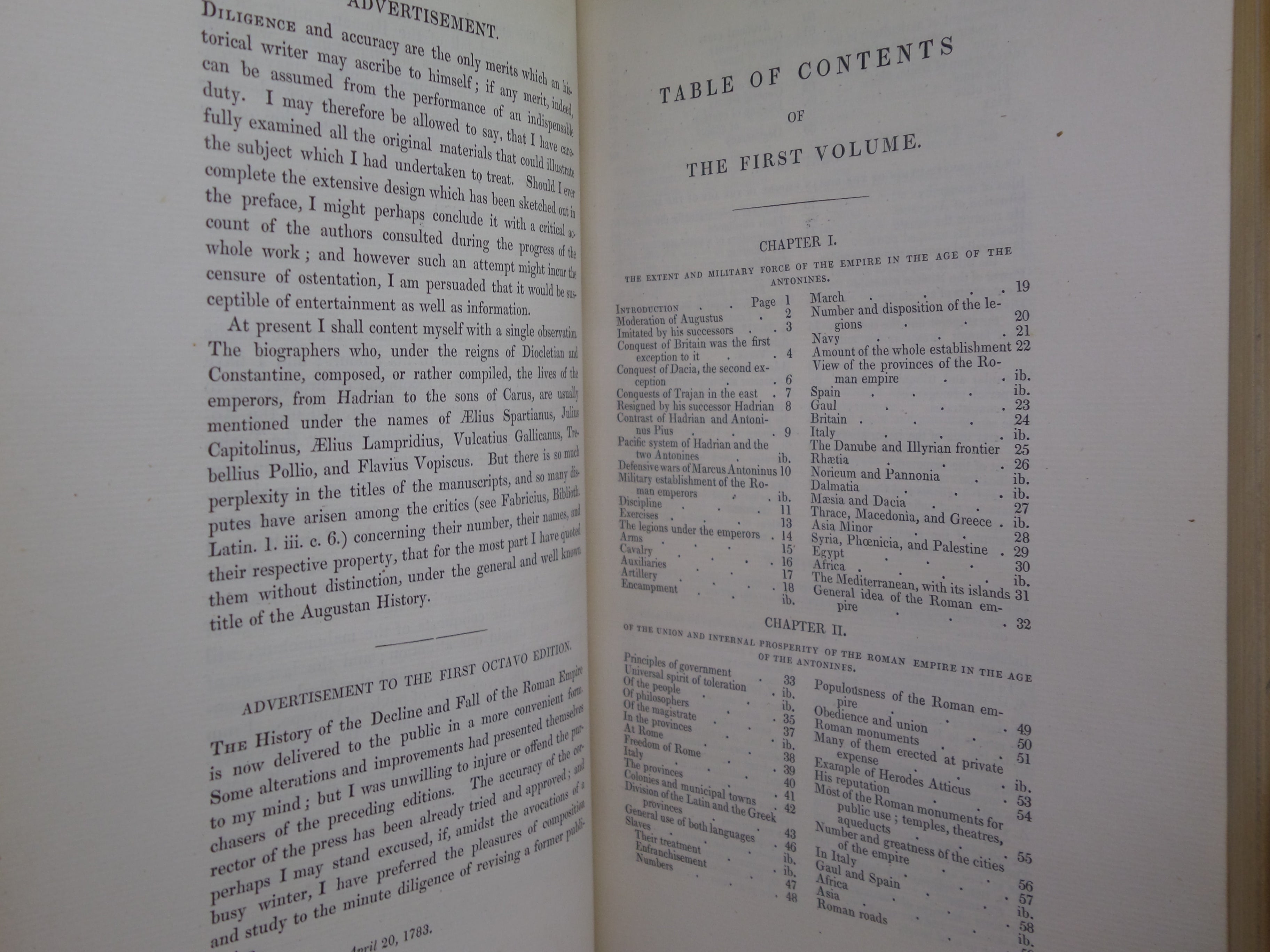 THE HISTORY OF THE DECLINE AND FALL OF THE ROMAN EMPIRE 1827 EDWARD GIBBON, FINELY BOUND BY BAYNTUN