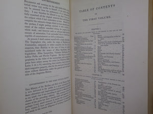 THE HISTORY OF THE DECLINE AND FALL OF THE ROMAN EMPIRE 1827 EDWARD GIBBON, FINELY BOUND BY BAYNTUN