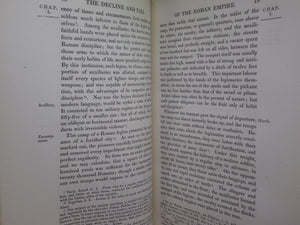 THE HISTORY OF THE DECLINE AND FALL OF THE ROMAN EMPIRE 1827 EDWARD GIBBON, FINELY BOUND BY BAYNTUN