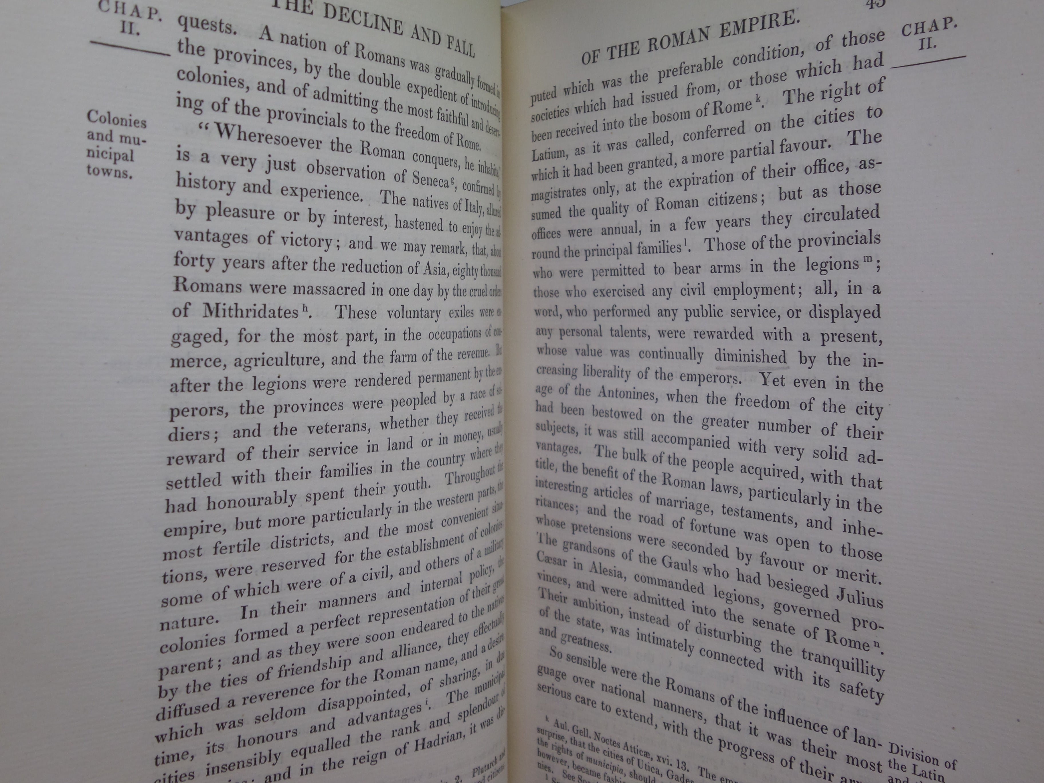 THE HISTORY OF THE DECLINE AND FALL OF THE ROMAN EMPIRE 1827 EDWARD GIBBON, FINELY BOUND BY BAYNTUN