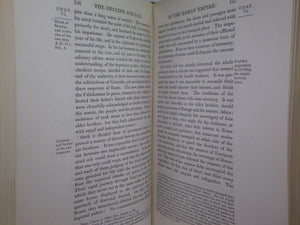 THE HISTORY OF THE DECLINE AND FALL OF THE ROMAN EMPIRE 1827 EDWARD GIBBON, FINELY BOUND BY BAYNTUN