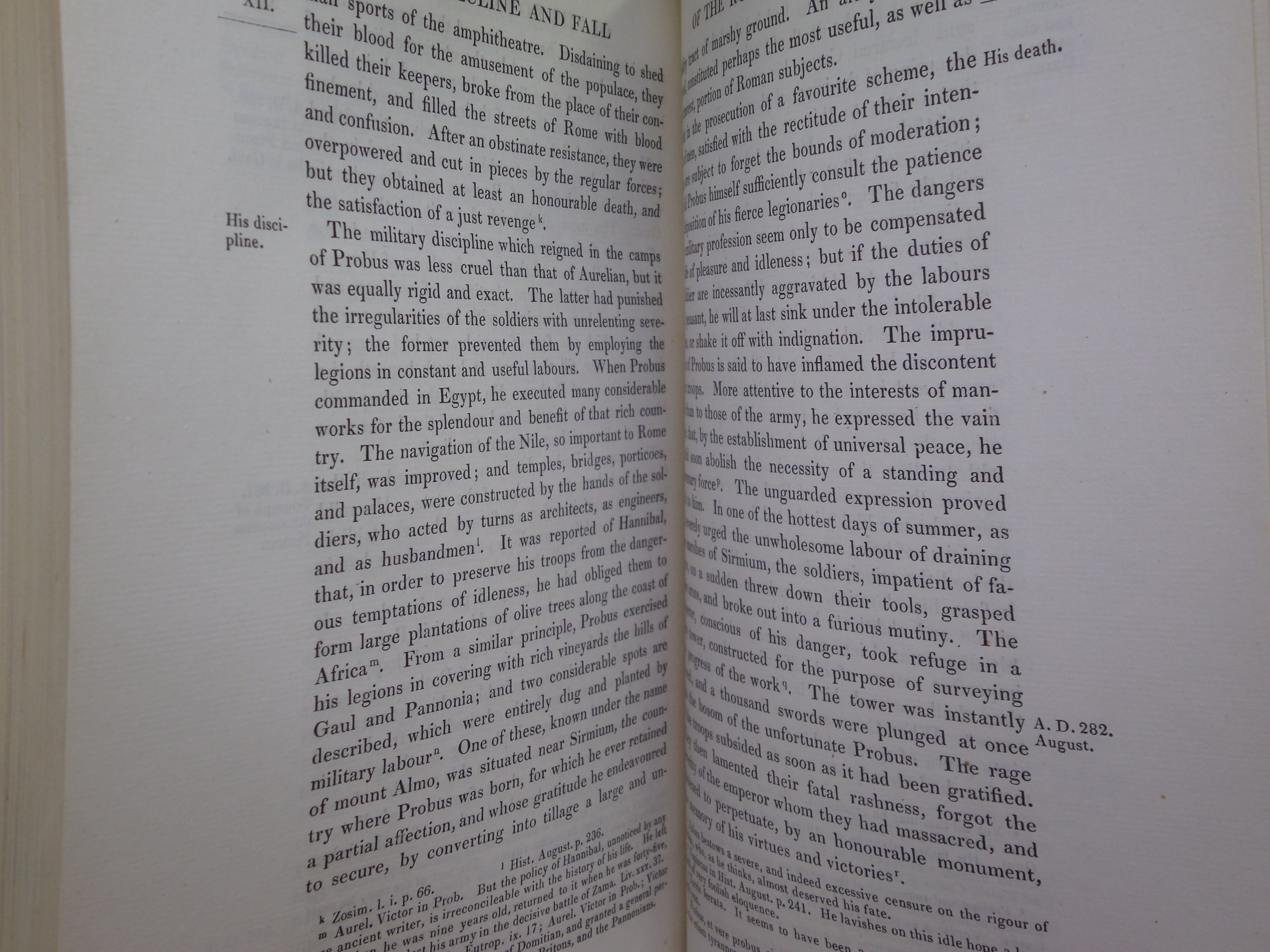 THE HISTORY OF THE DECLINE AND FALL OF THE ROMAN EMPIRE 1827 EDWARD GIBBON, FINELY BOUND BY BAYNTUN