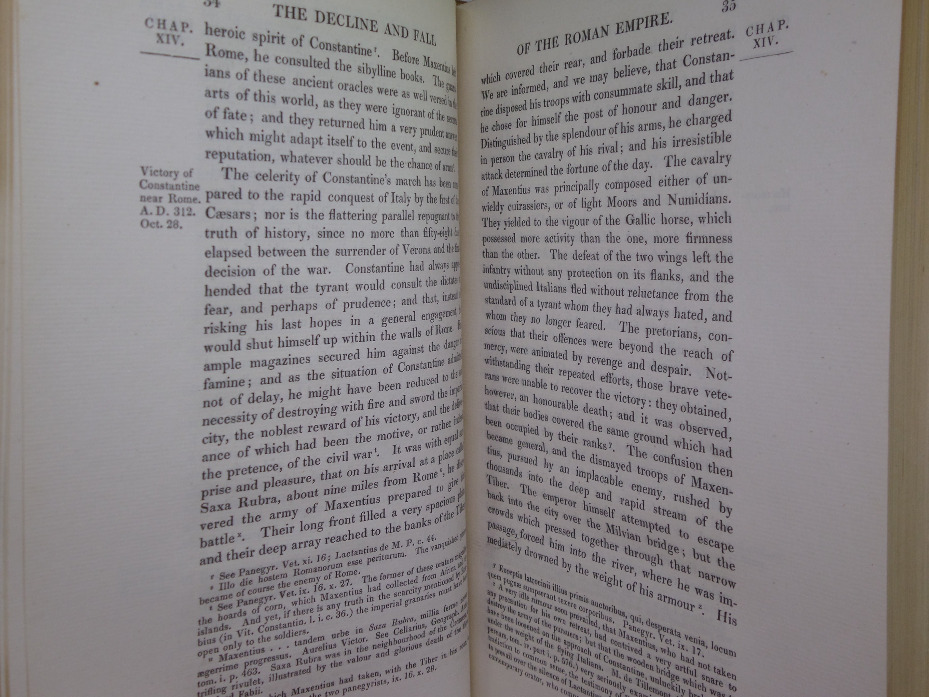 THE HISTORY OF THE DECLINE AND FALL OF THE ROMAN EMPIRE 1827 EDWARD GIBBON, FINELY BOUND BY BAYNTUN