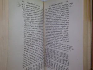 THE HISTORY OF THE DECLINE AND FALL OF THE ROMAN EMPIRE 1827 EDWARD GIBBON, FINELY BOUND BY BAYNTUN