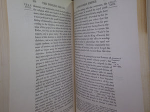 THE HISTORY OF THE DECLINE AND FALL OF THE ROMAN EMPIRE 1827 EDWARD GIBBON, FINELY BOUND BY BAYNTUN