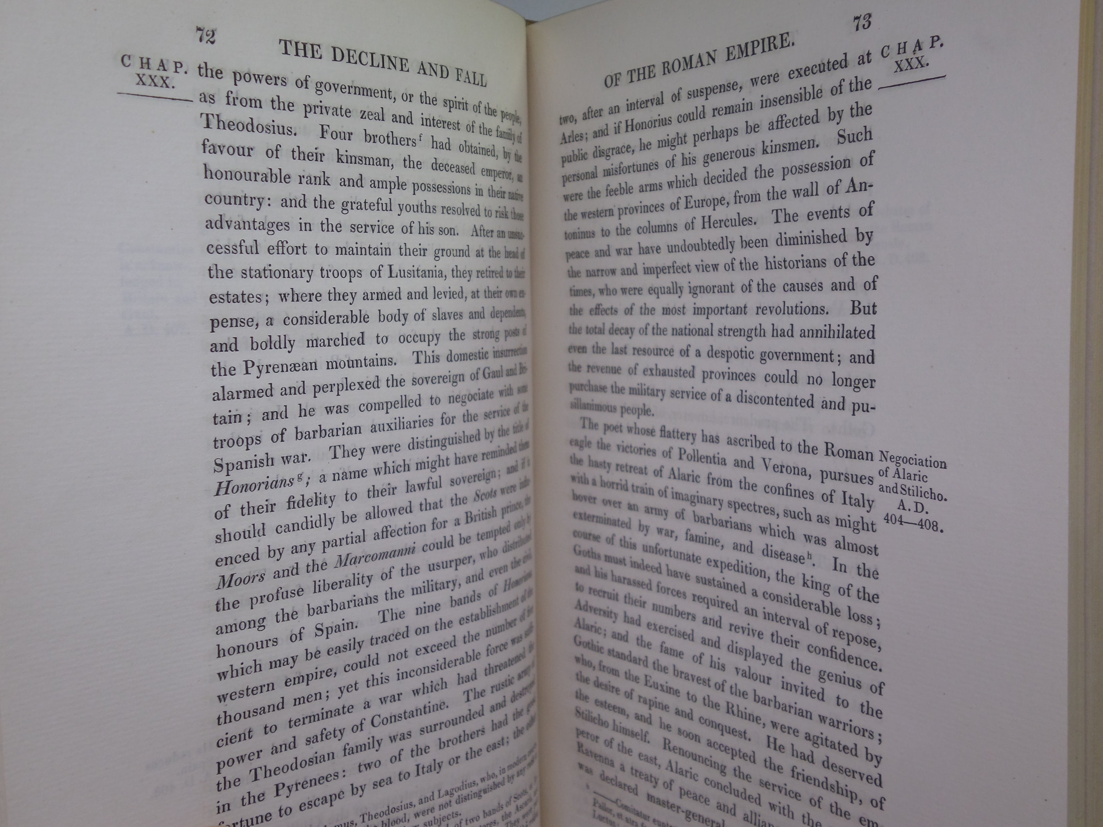 THE HISTORY OF THE DECLINE AND FALL OF THE ROMAN EMPIRE 1827 EDWARD GIBBON, FINELY BOUND BY BAYNTUN