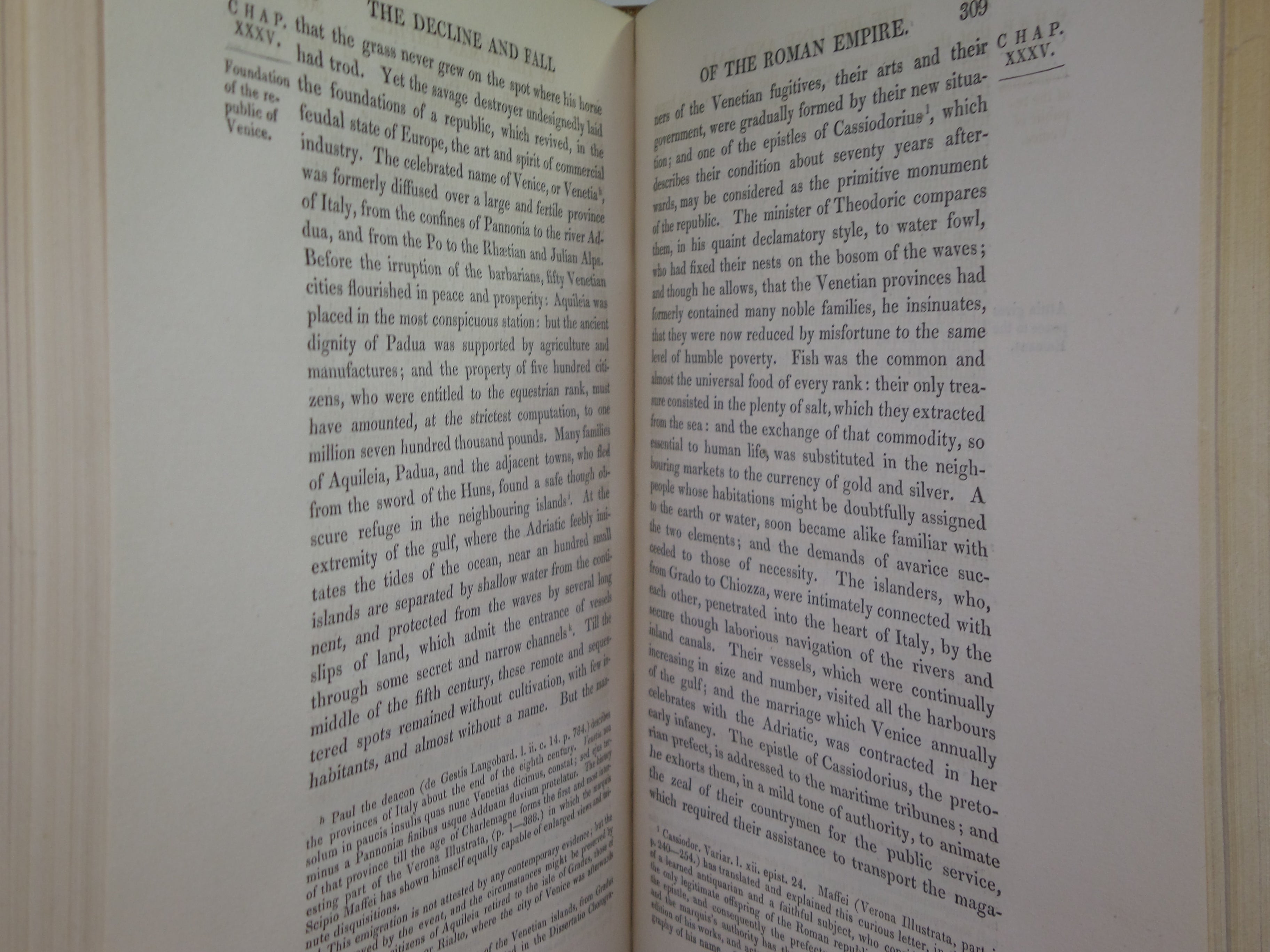 THE HISTORY OF THE DECLINE AND FALL OF THE ROMAN EMPIRE 1827 EDWARD GIBBON, FINELY BOUND BY BAYNTUN