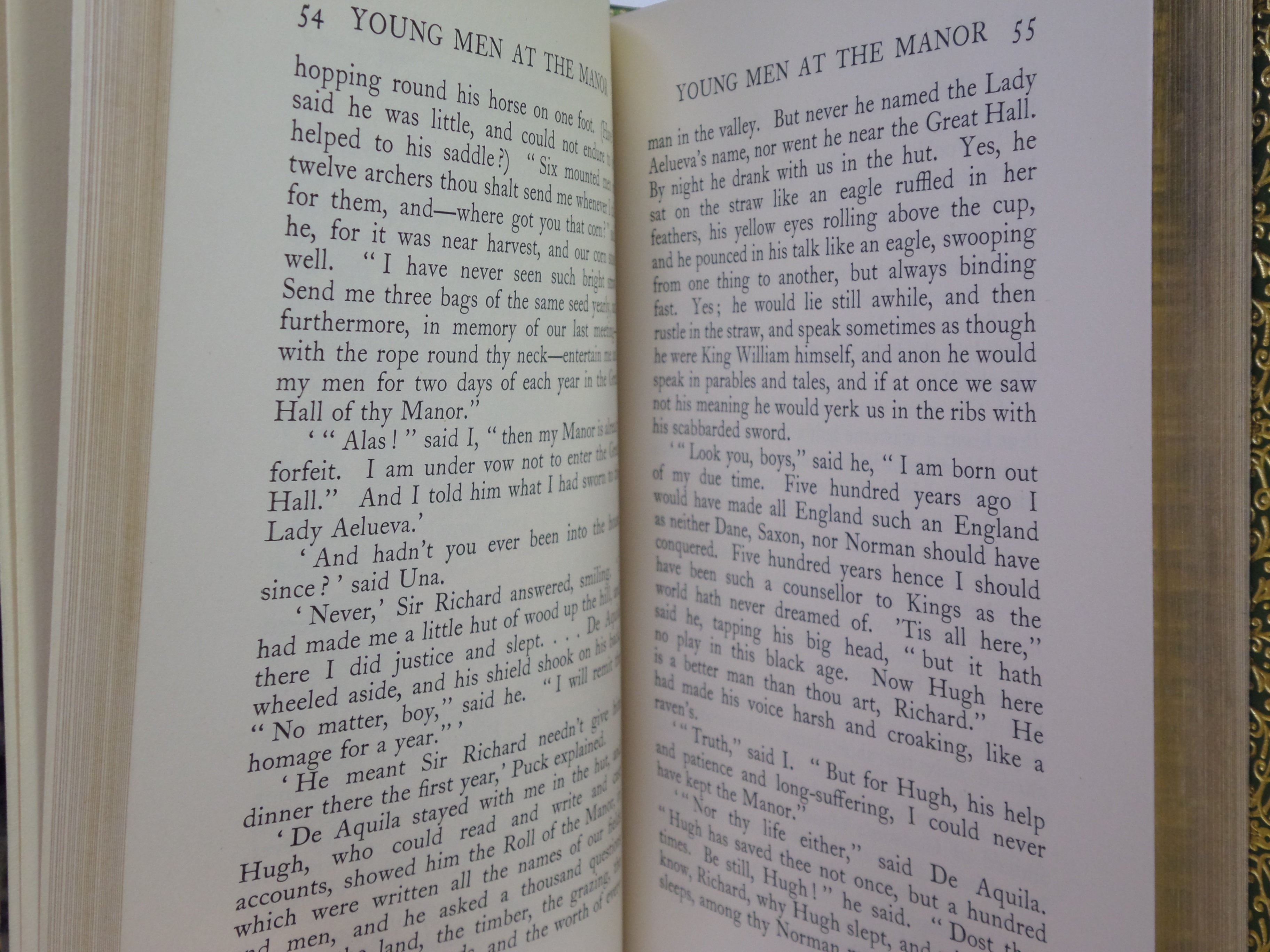 PUCK OF POOK'S HILL BY RUDYARD KIPLING 1961 BAYNTUN FINE BINDING