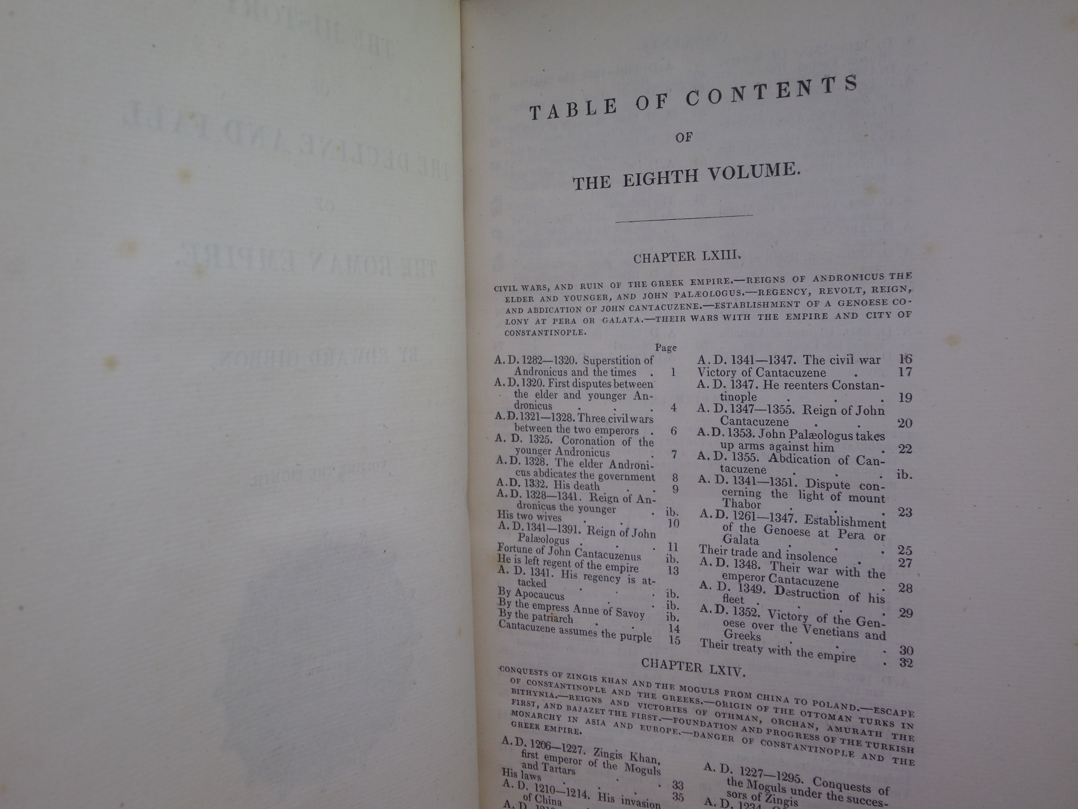 THE HISTORY OF THE DECLINE AND FALL OF THE ROMAN EMPIRE 1827 EDWARD GIBBON, FINELY BOUND BY BAYNTUN