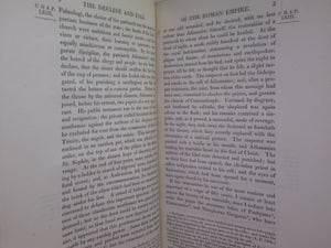 THE HISTORY OF THE DECLINE AND FALL OF THE ROMAN EMPIRE 1827 EDWARD GIBBON, FINELY BOUND BY BAYNTUN