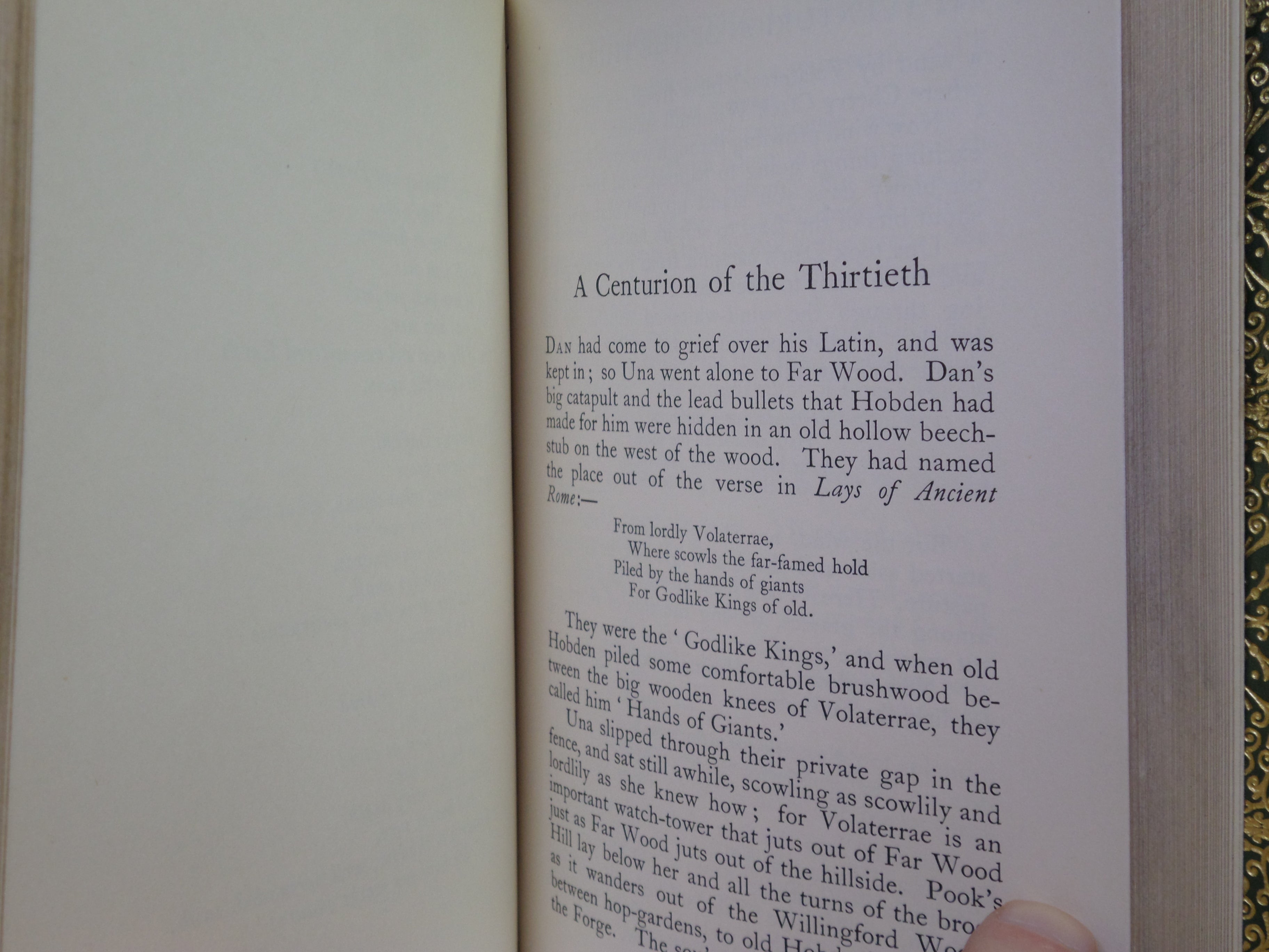 PUCK OF POOK'S HILL BY RUDYARD KIPLING 1961 BAYNTUN FINE BINDING