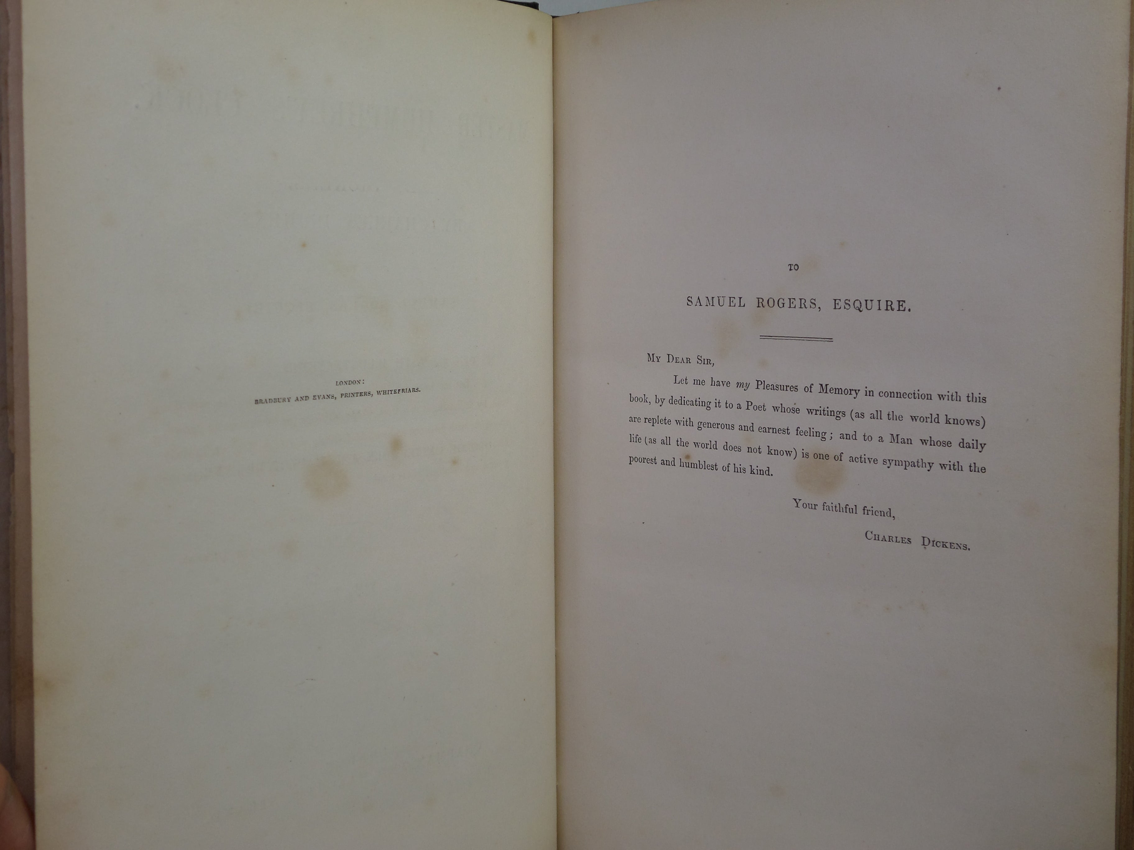 MASTER HUMPHREY'S CLOCK BY CHARLES DICKENS 1840-1841 FIRST EDITION LEATHER BOUND