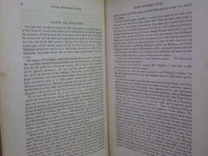 MASTER HUMPHREY'S CLOCK BY CHARLES DICKENS 1840-1841 FIRST EDITION LEATHER BOUND