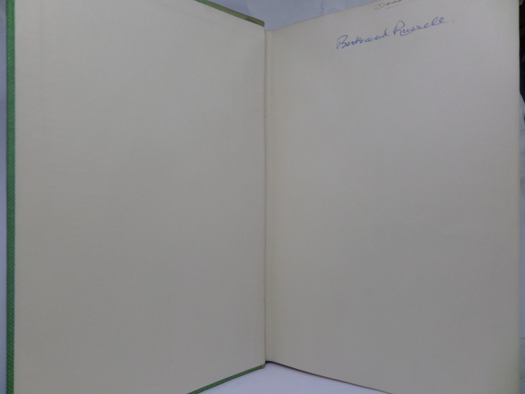HUMAN SOCIETY IN ETHICS AND POLITICS BY BERTRAND RUSSELL 1958 SIGNED BY AUTHOR
