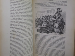 MASTER HUMPHREY'S CLOCK BY CHARLES DICKENS 1840-1841 FIRST EDITION LEATHER BOUND