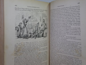 MASTER HUMPHREY'S CLOCK BY CHARLES DICKENS 1840-1841 FIRST EDITION LEATHER BOUND