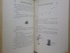 WINNIE-THE-POOH BY A. A. MILNE 1926 LEATHER BOUND FIRST EDITION