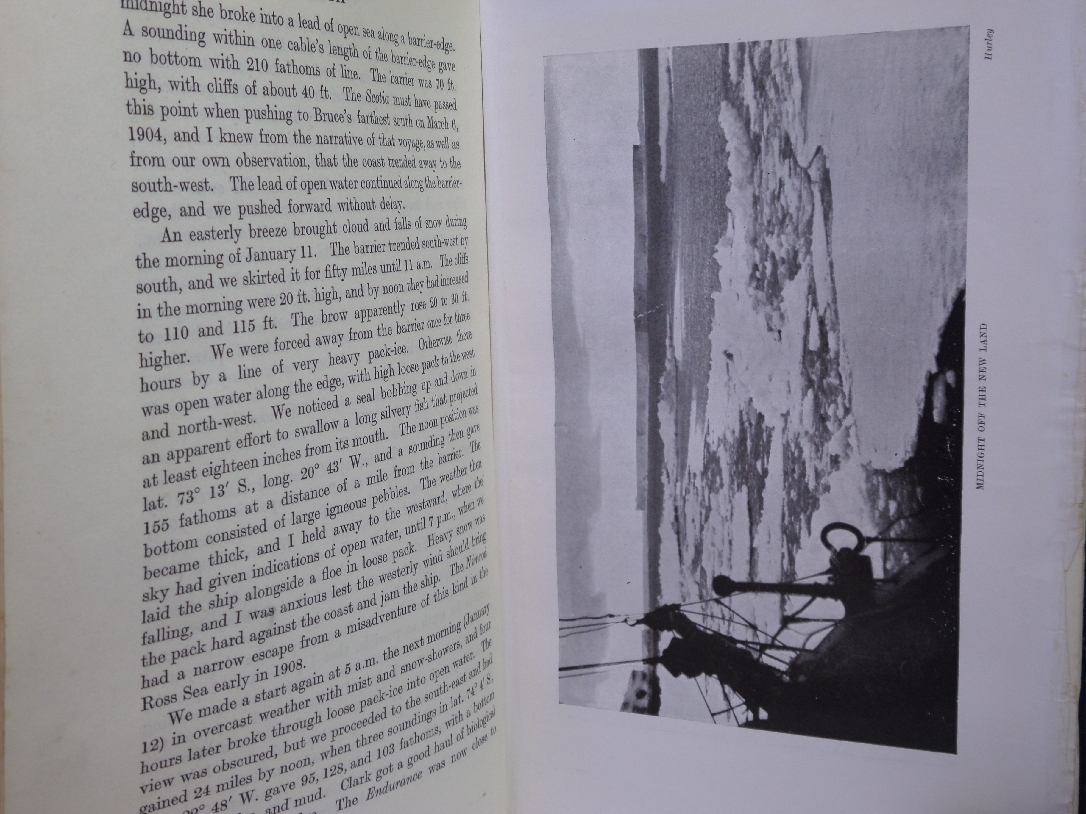 SOUTH: THE STORY OF SHACKLETON'S LAST EXPEDITION 1914-1917 BY ERNEST SHACKLETON 1920