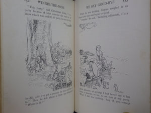 WINNIE-THE-POOH BY A. A. MILNE 1926 LEATHER BOUND FIRST EDITION