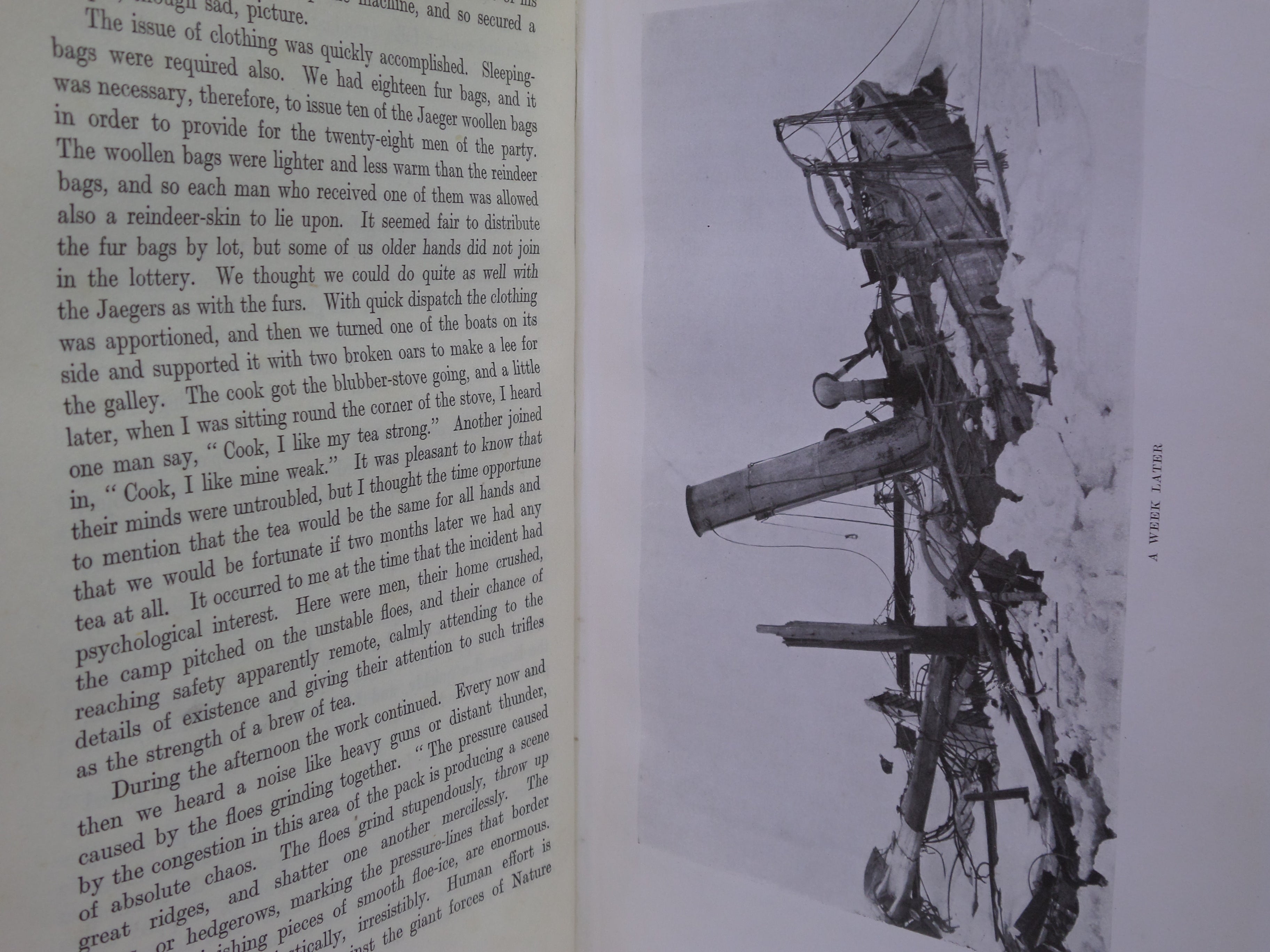 SOUTH: THE STORY OF SHACKLETON'S LAST EXPEDITION 1914-1917 BY ERNEST SHACKLETON 1920